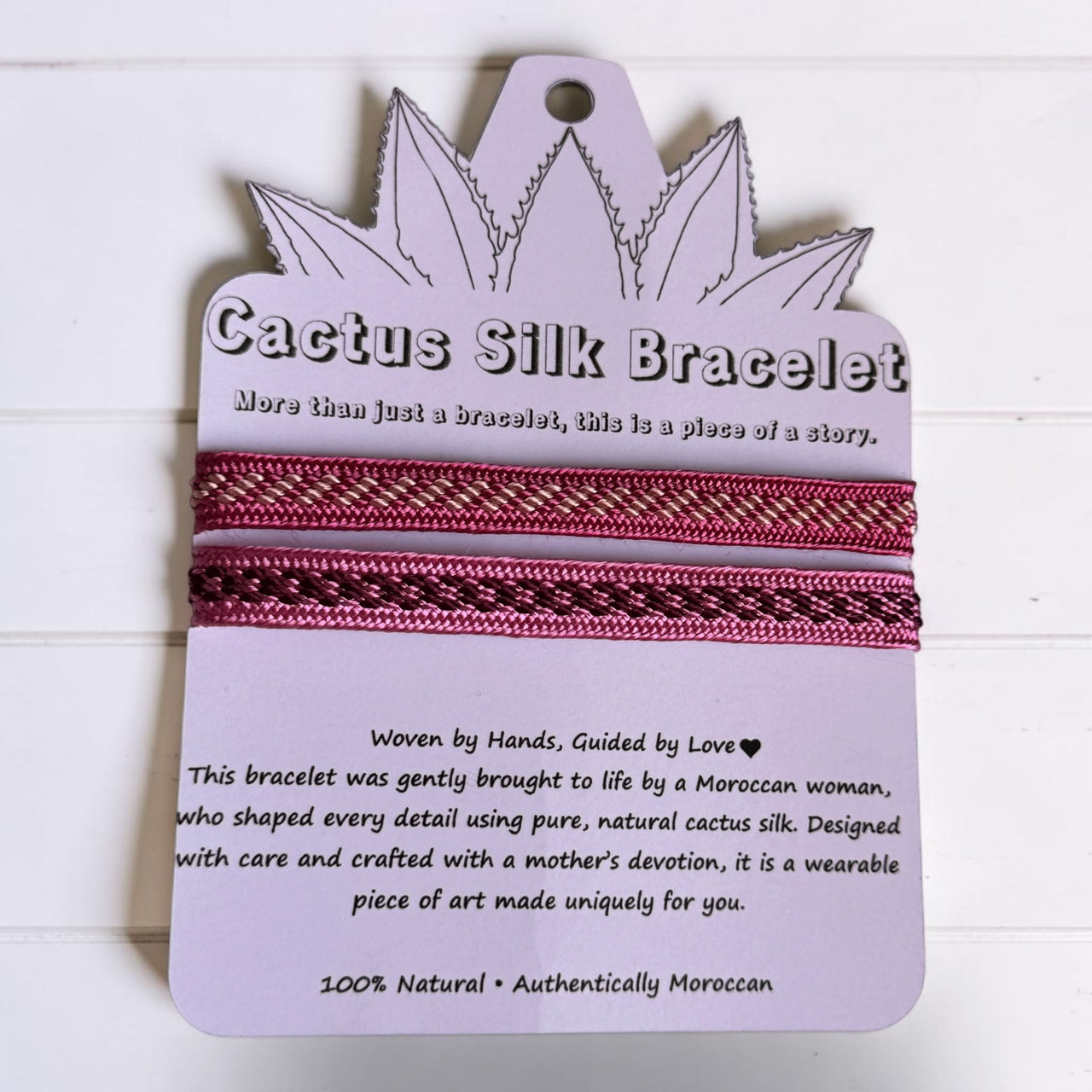 Oasis Mirage - Handmade Cactus Silk Bracelet - Sunshine Yellow Bangle
