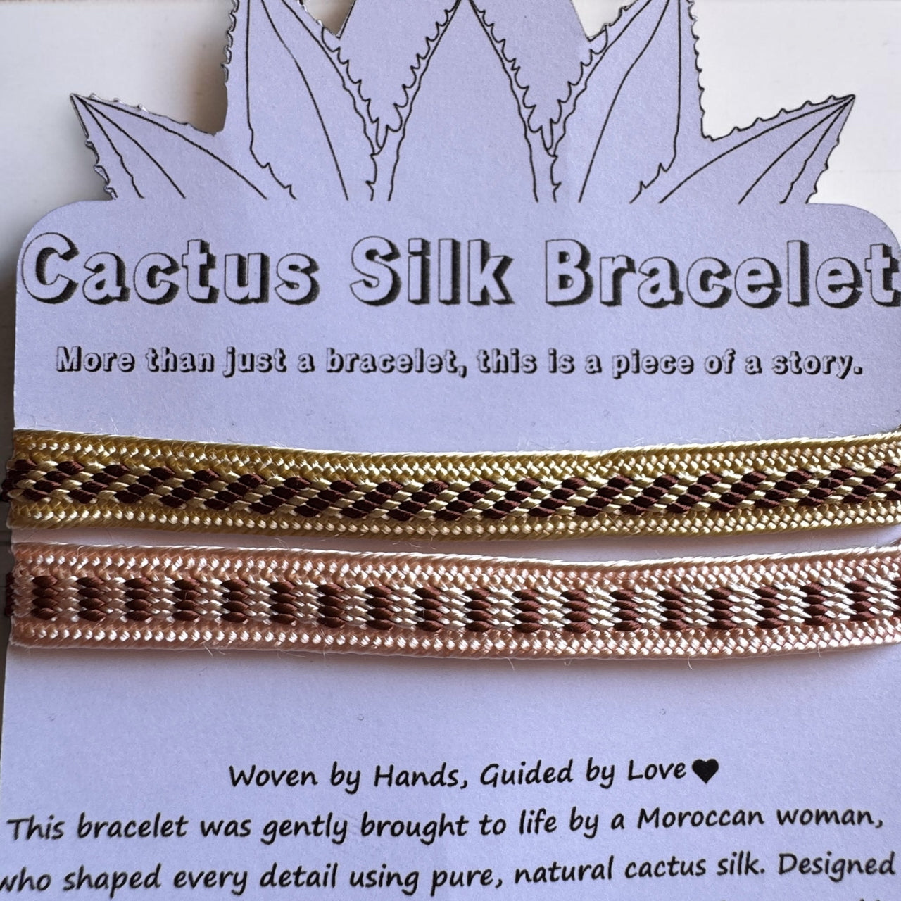 Saffron Spirit - Handmade Cactus Silk Bracelet - Mustard Yellow Bangle