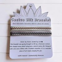 Berber Soul - Handmade Cactus Silk Bracelet - Terracotta Red Bangle