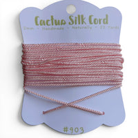 Dusty Rose, Cactus silk Handspun cord 100% Natural 1 mm : 903