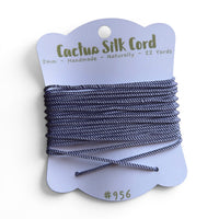 Slate Blue, Cactus silk Handspun cord 100% Natural 1 mm : 956