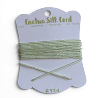 Pale Mint, Cactus silk Handspun cord 100% Natural 1 mm : 924