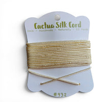 Wheat Gold, Cactus silk Handspun cord 100% Natural 1 mm : 932