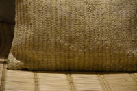 Two Vintage Moroccan Boujaad Pillow Cover: Handwoven Wool Lumbar Kilim Accent (20x16) Vintage