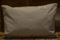 Two Handwoven Moroccan Wool Lumbar Pillow Cover, Earth Tone Kilim Accent Cushion Vintage