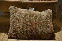 Two Vintage Moroccan Berber Wool Rug Pillow Cover – Tribal Boho Home Decor (20x16 Inches)