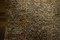 Two Handmade Moroccan Berber Wool Rug Pillow Cover (20x16 Inches) Vintage