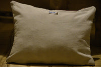 Two Vintage Moroccan Kilim Pillow Cover: Hand-loomed Wool Tribal Accent Case 16x20 Inches Vintage