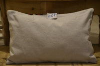 Two Vintage Moroccan Wool Lumbar Pillow, Burnt Orange Terracotta Berber Cushion Cover (24x16) Vintage